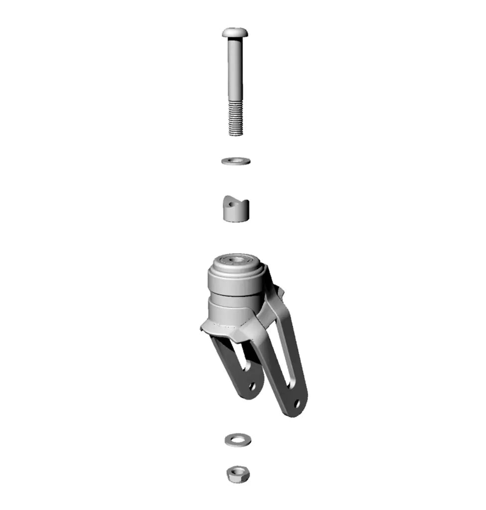 Radgabel Set komplett DIETZ Rollator TAiMA M-GT, S-GT + M-ECO
