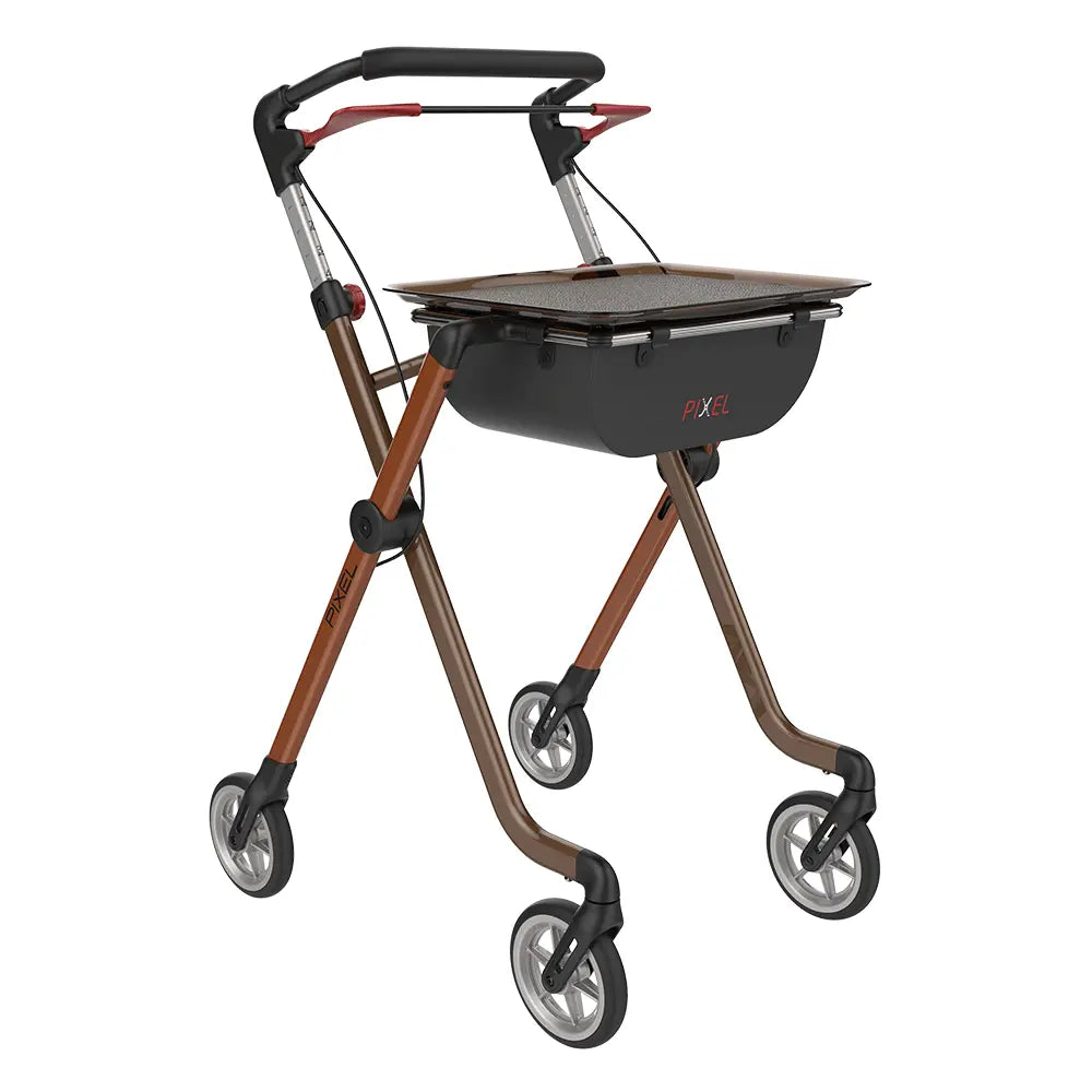Wohnraumrollator PIXEL inkl. Tablett und Tasche