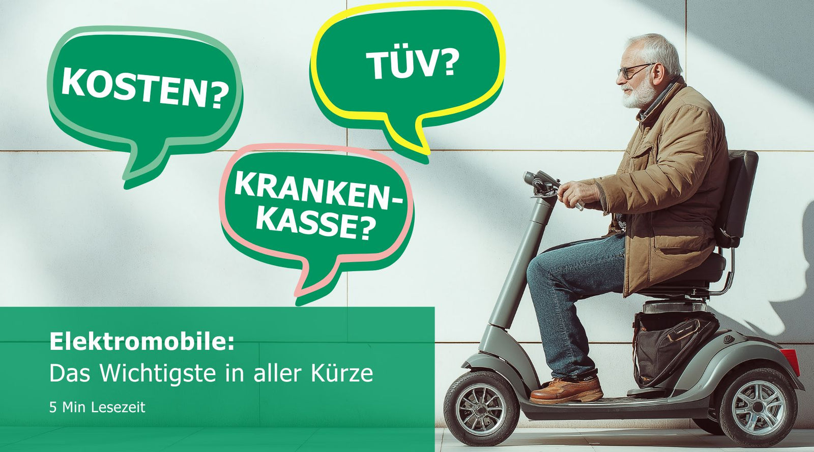 Wichtige Infos rund um Elektromobile - TÜV, Kosten, Krankenkasse??