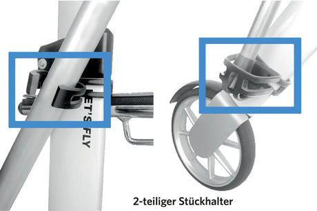 Stockhalter zum TrustCare Rollator Let’s Fly RUSSKA