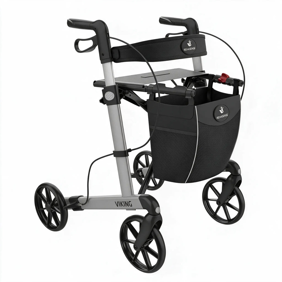 Leichtgewichtrollator Rehasense Server (Viking Edition) im Komplettpaket