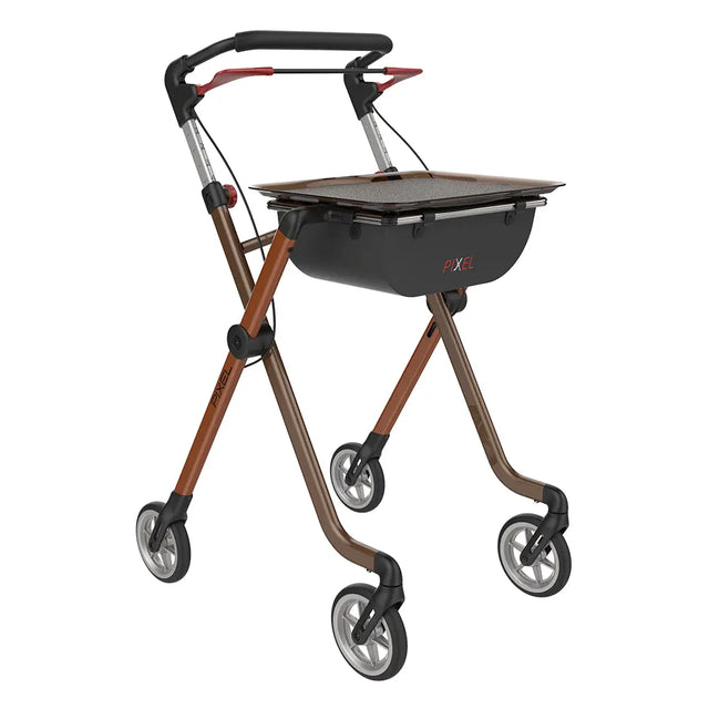 Wohnraumrollator PIXEL inkl. Tablett und Tasche