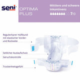 Seni Optima Plus Vorlage mit Hüftbund