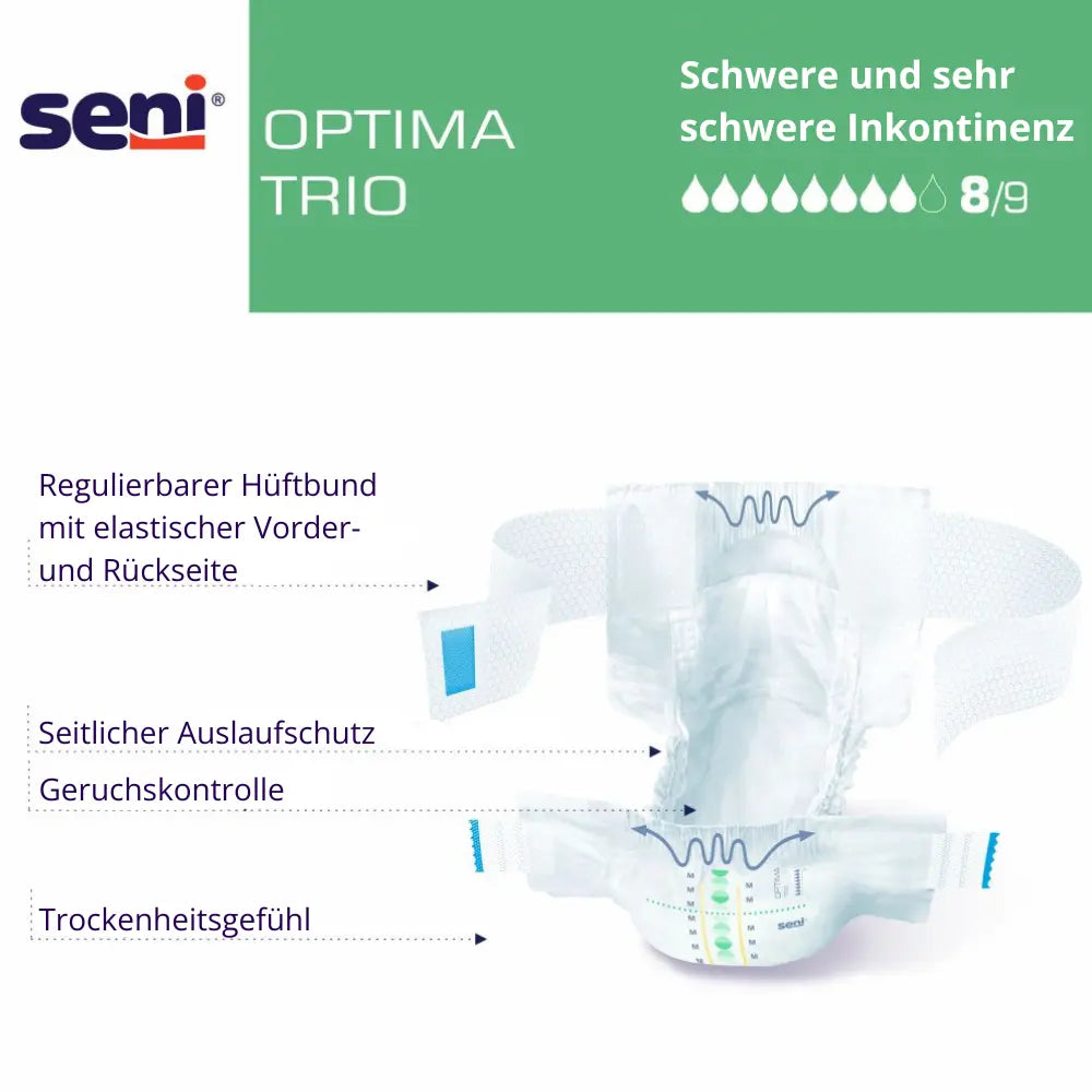 Seni Optima Trio Vorlage mit Hüftbund