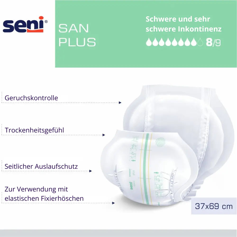 Seni San Plus Vorlage 8 Tropfen