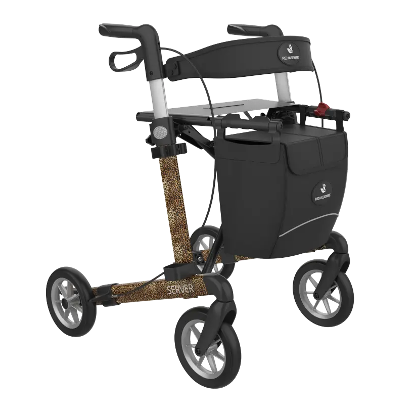 Leichtgewichtrollator Rehasense Server Art Line Komplettpaket