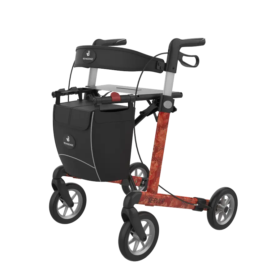 Leichtgewichtrollator Rehasense Server Art Line Komplettpaket
