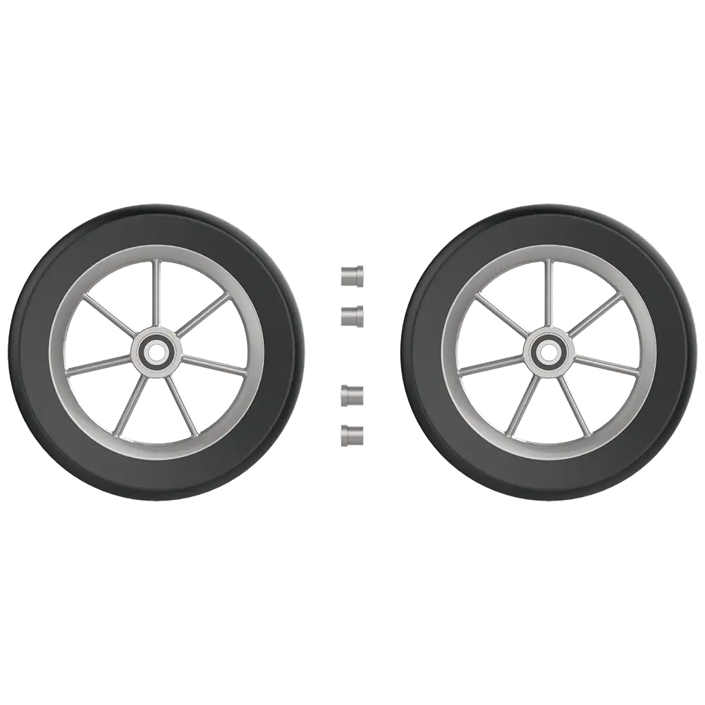 Softräder (PUR) hinten für Rehasense Rollatoren SW16094.1 Samedo