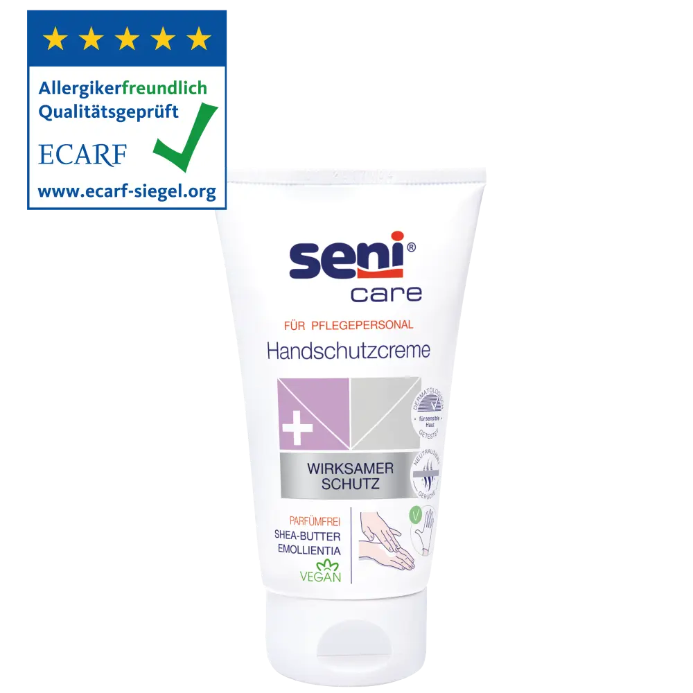 Seni Care Handschutzcreme für Pflegekräfte
