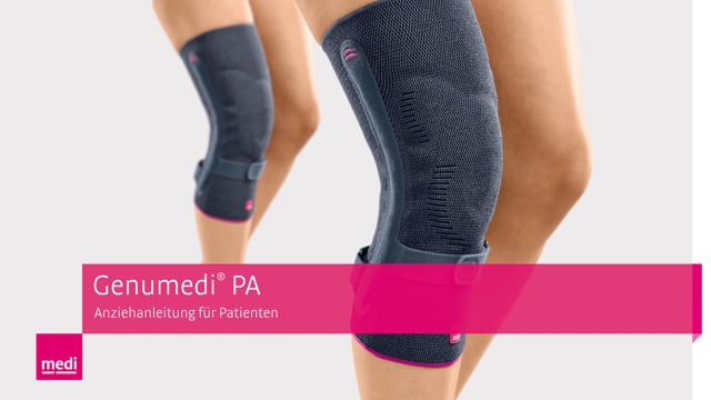 Knieorthese Genumedi PA extraweit mit Haftband von medi
